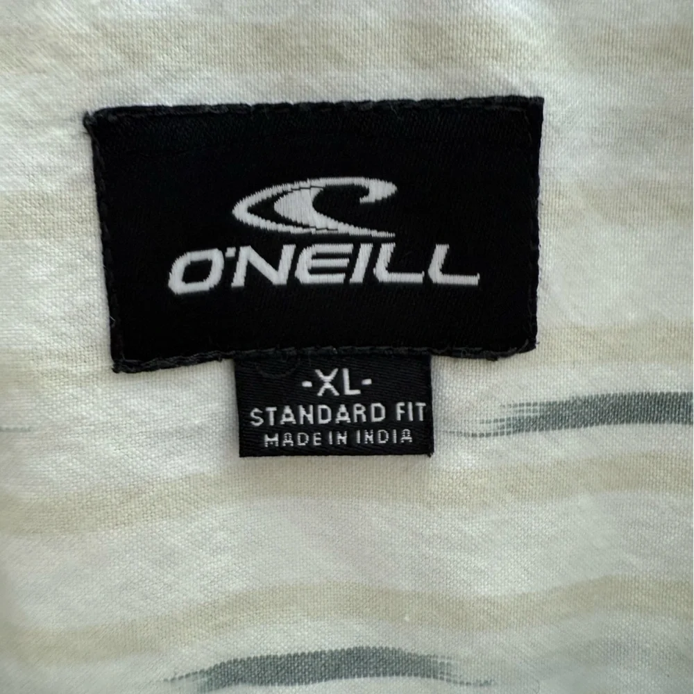 O’Neill Seafaring Standard Fit White Stripe Shirt Men’s XL